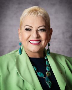 Trish Ruiz, a member of the Eastern New Mexico University (ENMU) Board of Regents