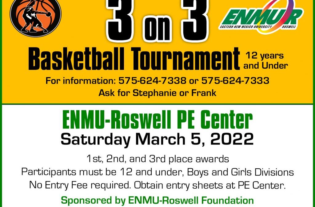 ENMU-Roswell To Host Youth Basketball Tournament