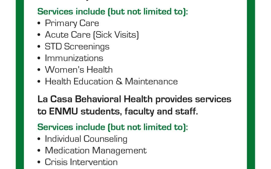 Student Health Services Information