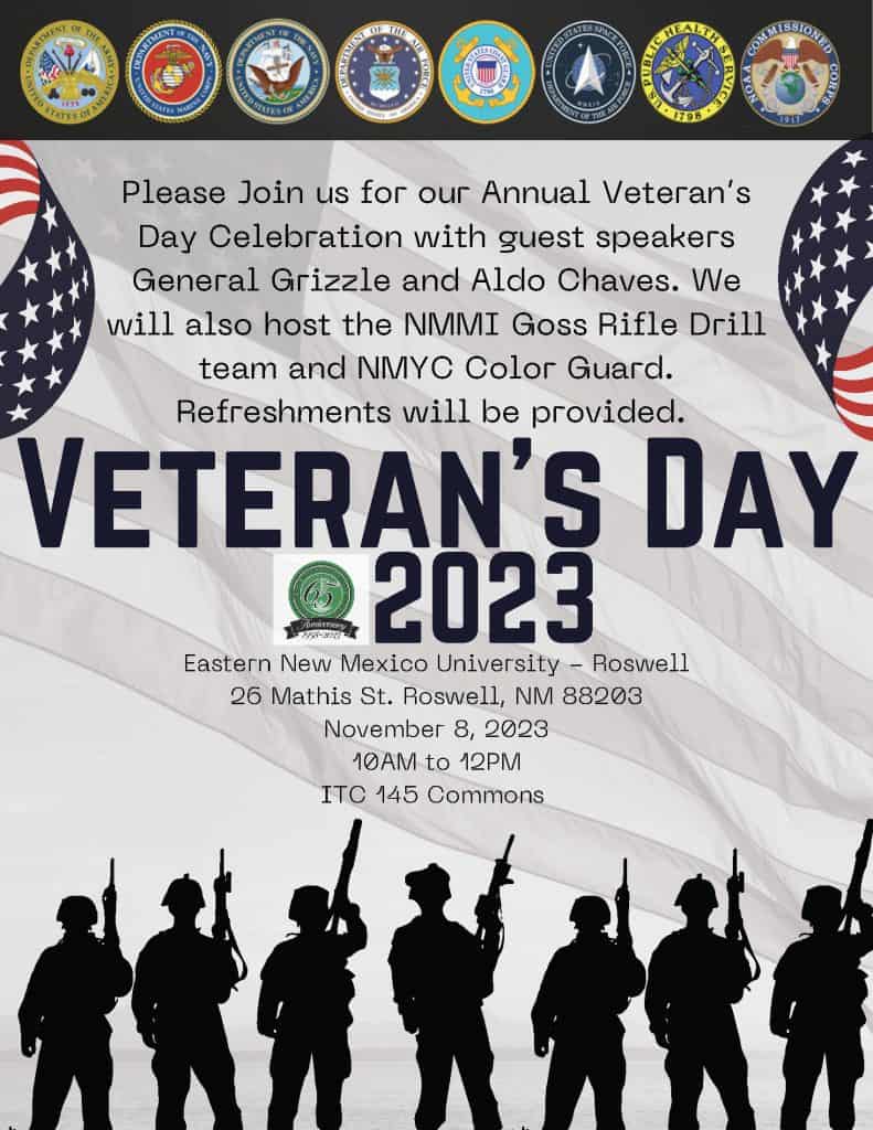 2023 Veteran's Day Celebration at ENMU-R