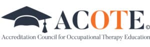 The logo of the Accreditation Council for Occupational Therapy Education