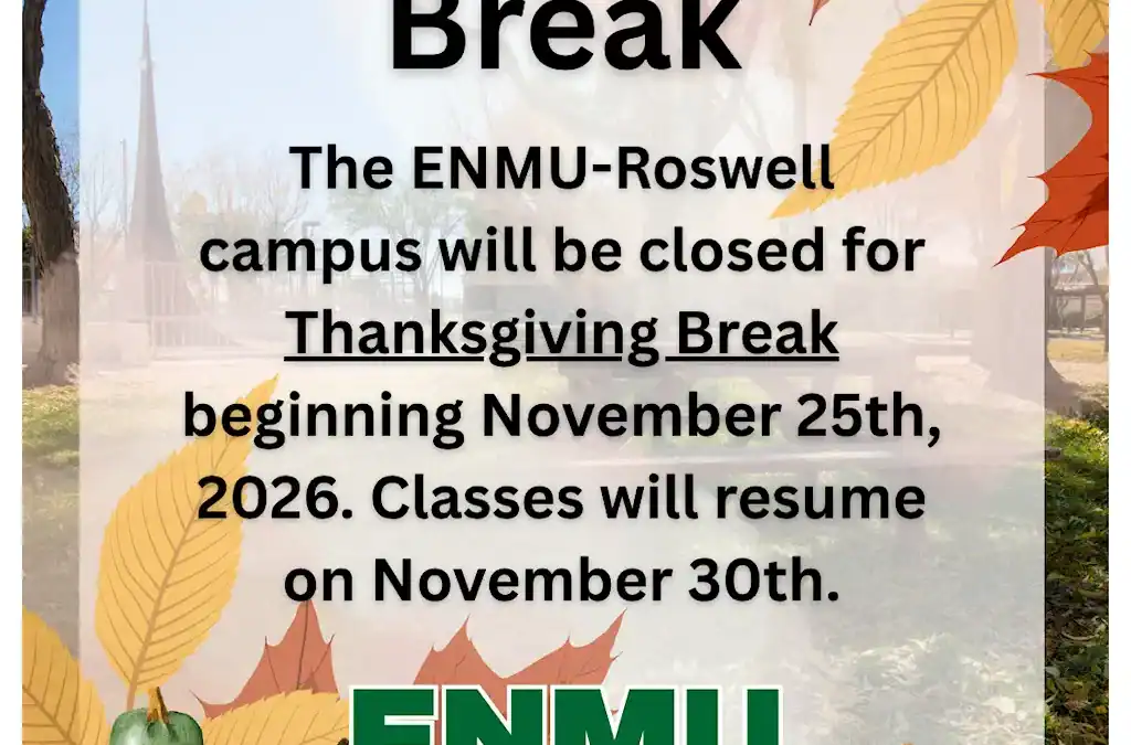 Thanksgiving Recess – No Classes, Campus Closed