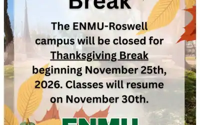 Thanksgiving Recess – No Classes, Campus Closed