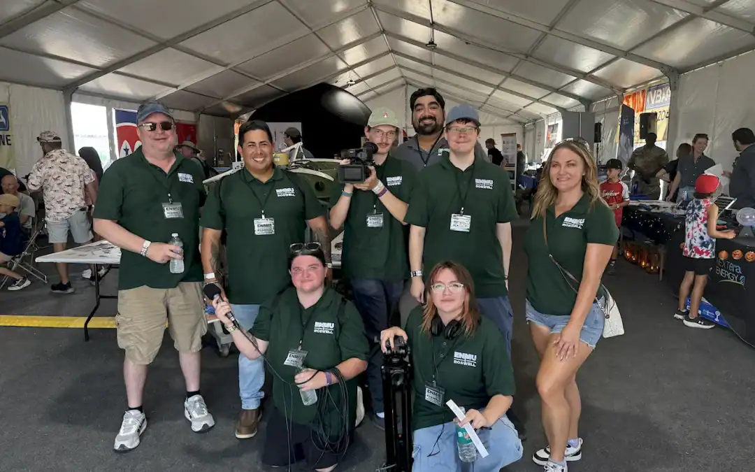 ENMU-Roswell Journalism & Broadcasting Students Work NCAR